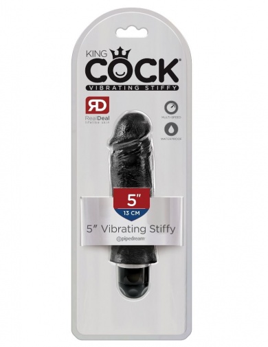 King Cock - Cock 5″ Vibro Stiffy - Black photo