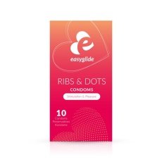 EasyGlide - Ribs & Dots Condoms 10's Pack photo