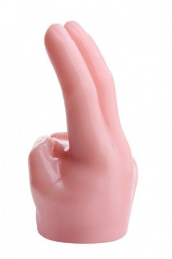 Wand Essentials - 手指按摩棒附件 - 粉紅色 照片
