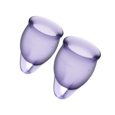 Satisfyer - Feel Confident Menstrual Cup - Lilac photo