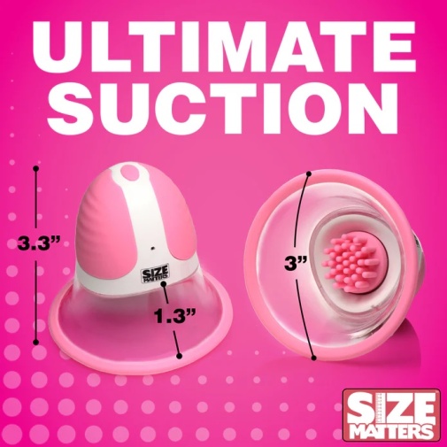 Size Matters - 乳头吸盘连配件套装 - 粉红色 照片