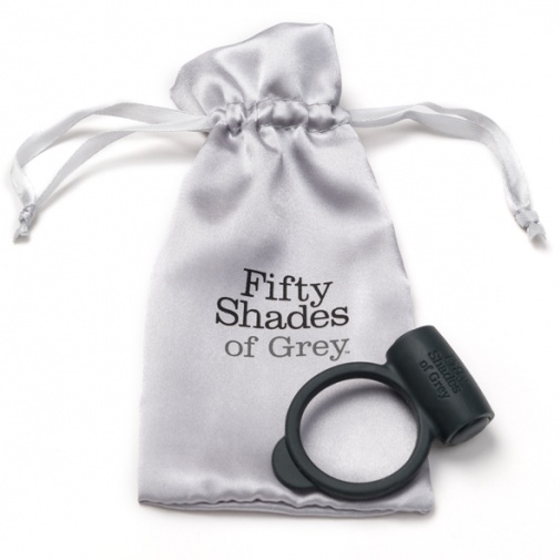 Fifty Shades of Grey - Vibro Love Ring - Black photo