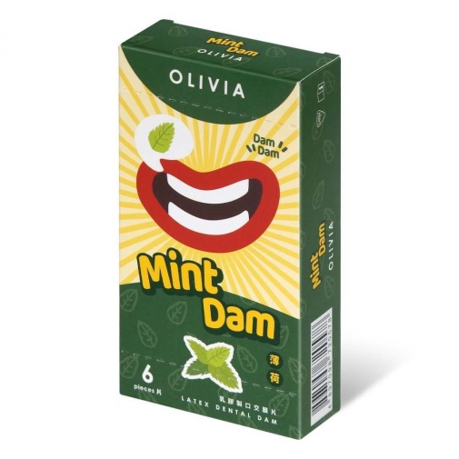 Olivia - Mint Scent Dental Dam 6's Pack photo