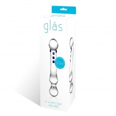 Glas - 6" G點弧形玻璃假陽具 照片