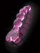Icicles - 玻璃心形拉珠款後庭按摩器43號 - 紫色 照片-2