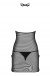 Obsessive - Bisquitta 連衣裙和丁字褲 - 黑色 - L/XL 照片-6
