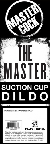 Master Cock - Suction Cup Dildo - Black photo