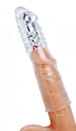 Size Matters - Penis Vibro Sleeve with Bullet - Clear photo