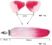 MT- 猫耳及螺丝组装猫尾后庭塞 - 渐层粉红 照片-8