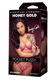 Doc Johnson - Honey Gold Pocket Pussy - Caramel photo