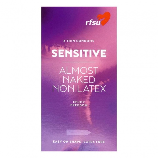 RFSU - Sensitive 6's Pack 58mm Non-Latex PU Condom photo