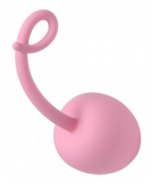 Frisky - Pig Tail Silicone Anal Plug - Pink photo