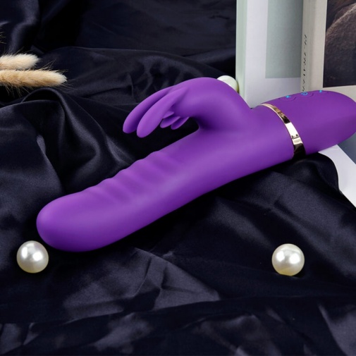 Erocome - 小犬座 加熱推撞震動棒 - 紫色  照片